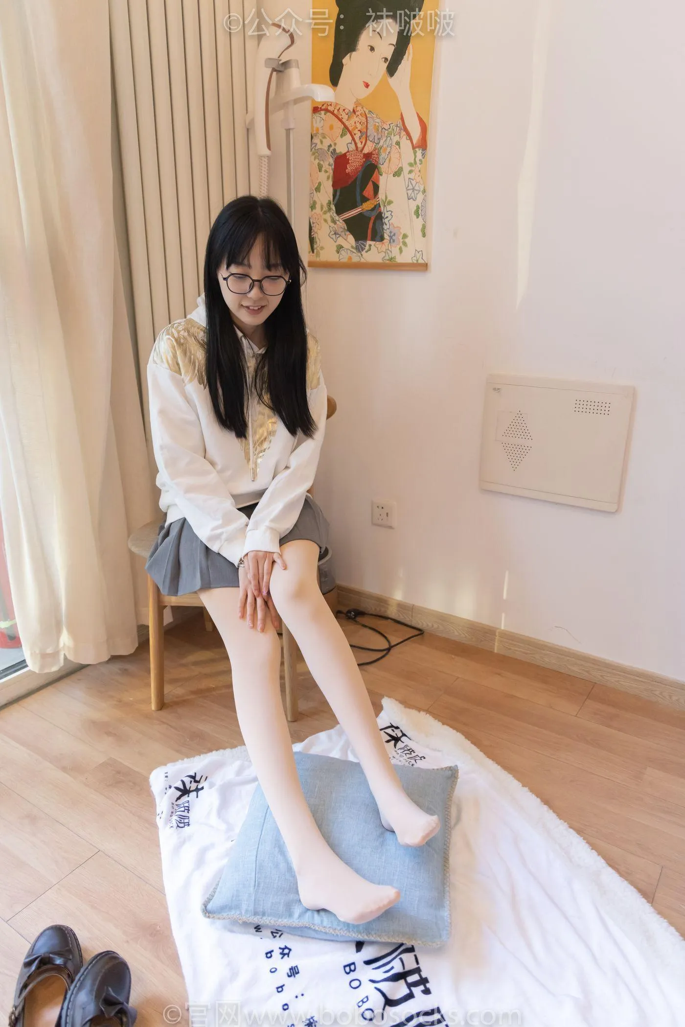[BoBoSocks袜啵啵]NO.047 稚予-皮鞋、厚肉丝 [131P]插图5